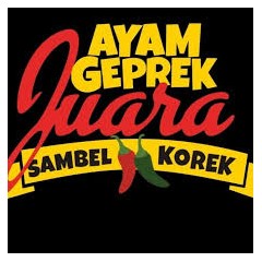 Logo Ayam Geprek Juara Daeng Tata
